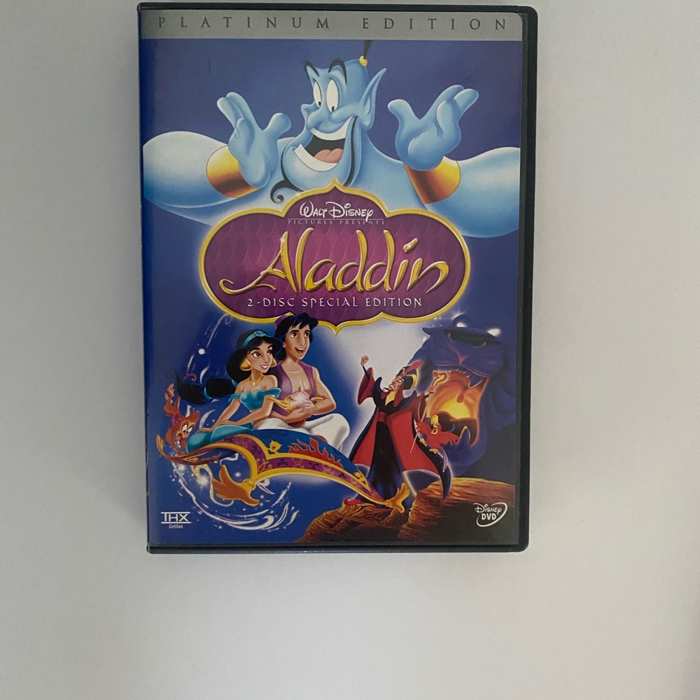 Disney Aladdin Special Edition DVD - Blue and Gold